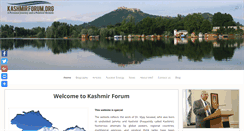 Desktop Screenshot of kashmirforum.org