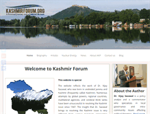 Tablet Screenshot of kashmirforum.org